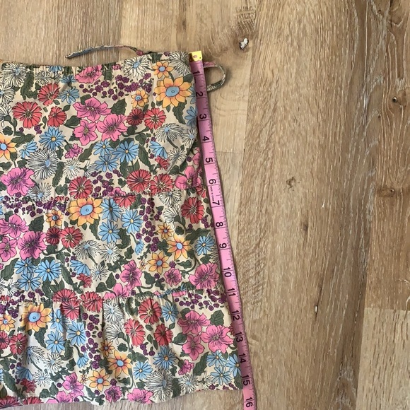 Vintage Y2K Tommy Jeans Floral Tiered Skirt Juniors Sz 17 - Picture 8 of 8
